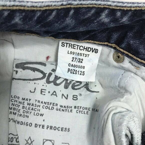 Silver‎ Jeans Womens Size 27 Bootcut Medium Wash Denim Stretch Mid Rise Casual - Picture 4 of 8